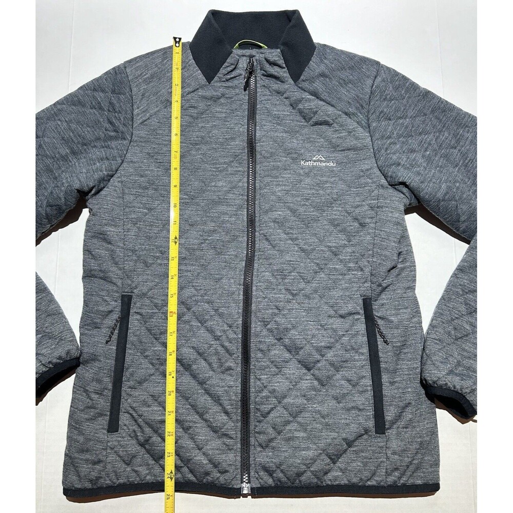 Kathmandu Women’s Quilted Jacket Size 10 Outdoor Long Sleeve Coat Casual EUC - Picture 3 of 10